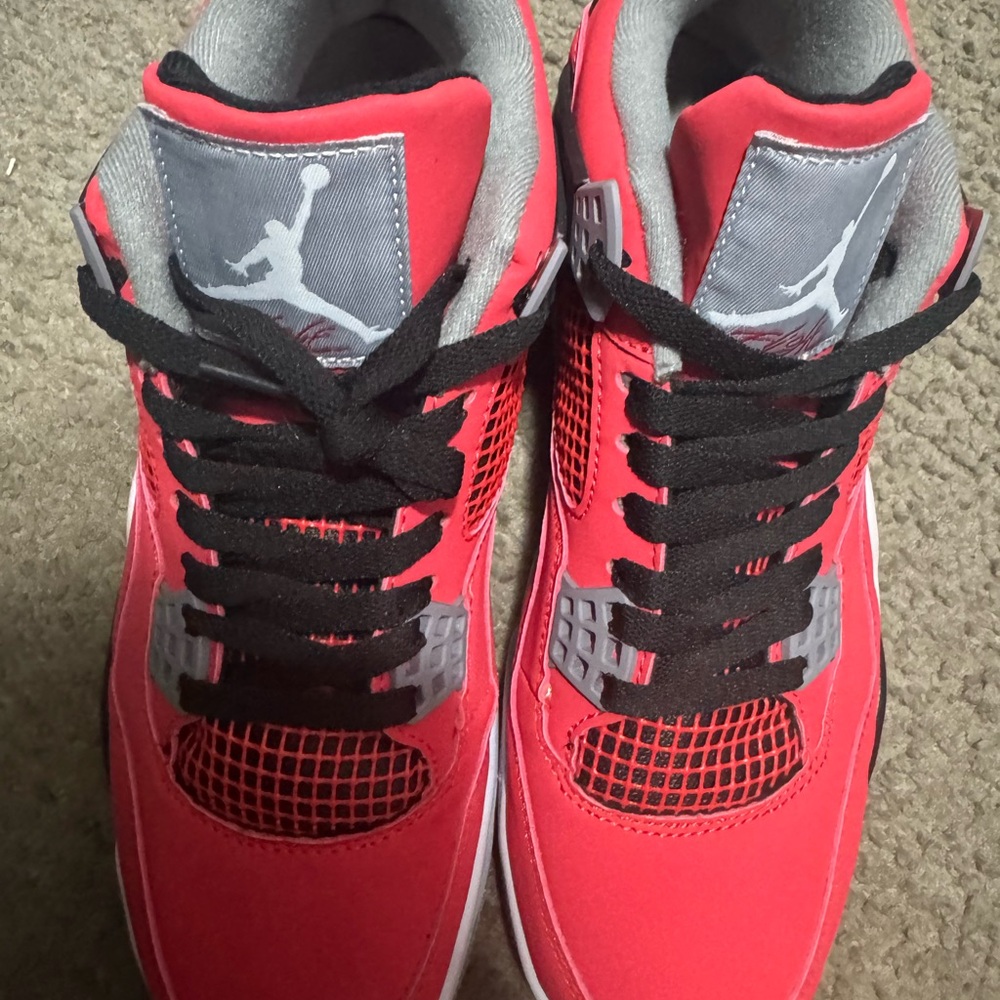 Jordan Red and Black Sneakers Iconic Design